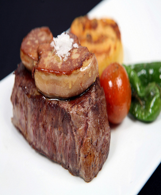 Solomillo con foie